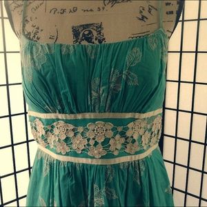 B Darlin spaghetti strap cotton sundress